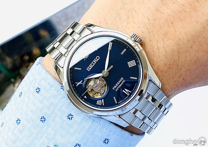 chụp trên tay seiko ssa411j1 tại đồng hồ 24h